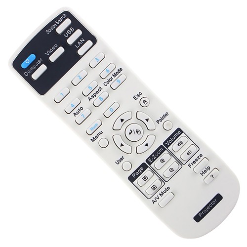1 Channel Projector Remote Control For EPSON CB-S04 CB-S04E CB-X04 CB-W04 U04 M - Picture 9 of 10