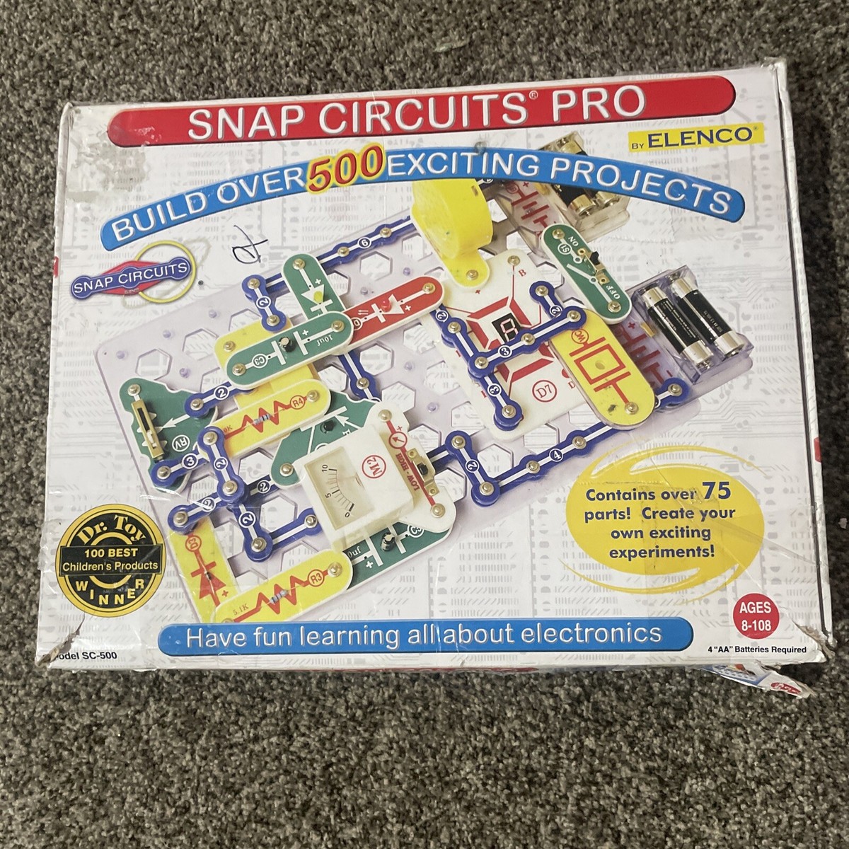 知育玩具 Snap Circuits Pro 500 Amazon.com: Snap Circuits Elenco Snap Circuits Pro 500 in 1