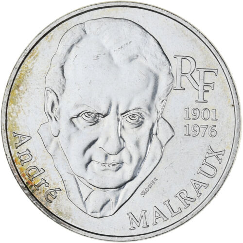 [#1024436] Münze, Frankreich, André Malraux, 100 Francs, 1997, VZ, Silber, KM:11 - Afbeelding 1 van 2