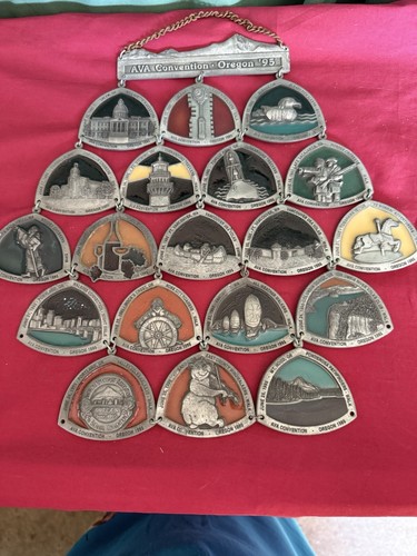 AVA Volkswalkers Oregon Convention Sign Plaque 19 Pc. Collection - Picture 2 of 5