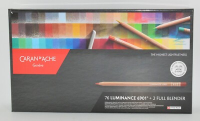 Farbstifte D-6901 Caran d'Ache Geneve 76 LUMINANCE + 2 Full Blender 6901.776