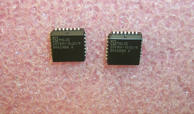 QTY (10) PALCE20V8H-10JC/4 AMD PLCC-28 EE CMOS PROGRAMMABLE ARRAY LOGIC NOS
