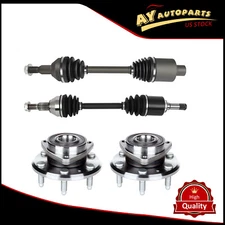 Front CV Axle Shaft Wheel Hub Bearing Assembly For Buick Enclave Chevy Traverse