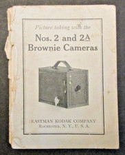 VTG 1926 Eastman Kodak Company Brownie Camera Guide Illustrations Booklet 3x4"