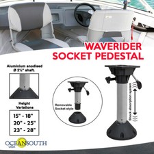 Amortiguador de pedestal Waverider Socket / Altura ajustable / Base en forma de cúpula