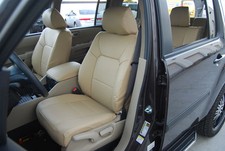 2003-2012 Honda Pilot Vinyl Custom Made Fit 2 Front Seat Covers 13 Colors