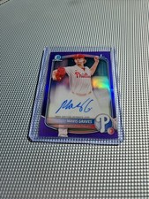 2025 Bowman Chrome 1st  Mavis Graves Purple Refractor Rc Auto /250