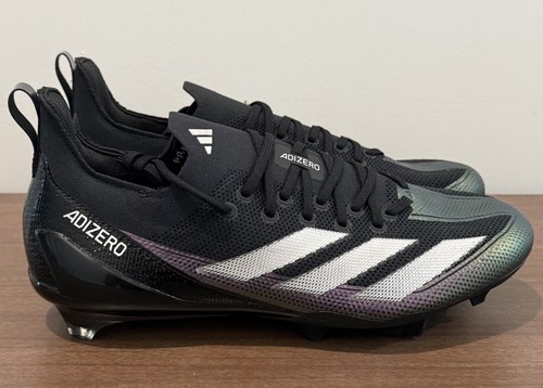 Adidas Adizero Electric+ Black White Football Cleats IE3285 Men’s Size 12 NEW - Picture 2 of 11