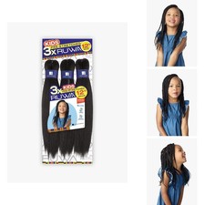 Sensationnel 3X RUWA Kids Braid 12" 5-Pack, 1B