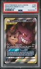 2019 Pokemon Team Up Gengar & Mimikyu GX Tag Team 165/181 PSA 9