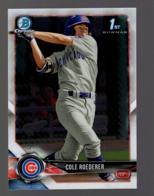 2018 Bowman Draft Chrome Prospects #BDC-125 Cole Roederer