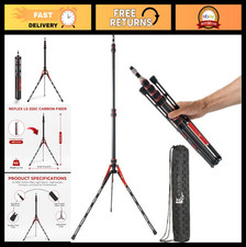 Lightweight 88" Carbon Fiber Tripod Stand for Photography - 7ft Travel Light Sta