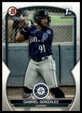 Gabriel Gonzalez 2023 Bowman #BP-133 Prospects Seattle Mariners