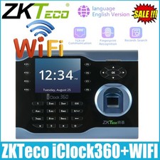 ZKTeco TCP/IP iclock360 WiFi Biometric 8000 Fingerprint Time Attendance Recorder