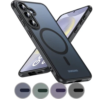 ZOVONIC Funda Magnética para Samsung Galaxy S24 Case Funda Magnética Funda Carcasa Móvil Cover