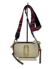 MARC JACOBS Shoulder Bag Multicolor Solid White Red Light Blue