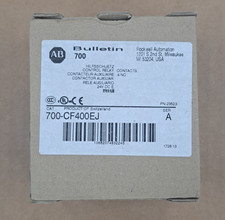 New, Allen Bradley AB 700-CF400EJ Contactor 24 VDC Coil N/O Auxiliary Contact