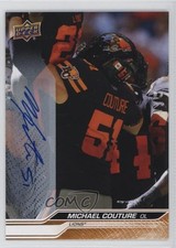 2024 Upper Deck CFL Auto Michael Couture #27 Auto 0c3