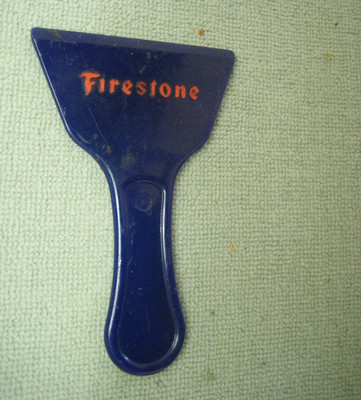 Firestone Tire Co 1950s Ice Scraper Gas Station Promo Advertising