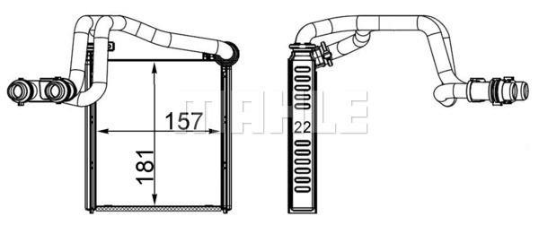Mahle WäRmetauscher, Innenraumheizung AH 252 000S-image