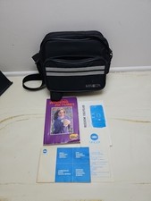 Minolta Camera Bag Shoulder Strap Vintage Black Nylon Front Pocket