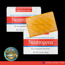 2 Neutrogena Facial Cleansing Bar for acne-prone skin 3.5 Oz.