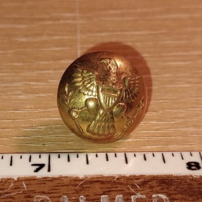 US Army 1870-1902 General Service pocket button, 1, HORSTMANN PHILA
