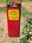 Vintage 1 Gallon Gasoline Can.  Metal. Clean.  — photo 4