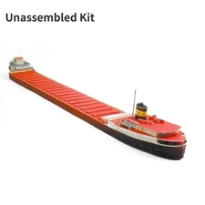 56*5.6CM Paper Model American Great Lakes Freighter Fitzgerald Ore Carrier Ship