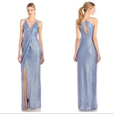 HALSTON HERITAGE Women's Sequin Evening Dress 0061