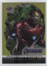 2022 Marvel Allure Gold Time Stone 81/99 Robert Downey Jr as Iron Man #IS-1 15rf