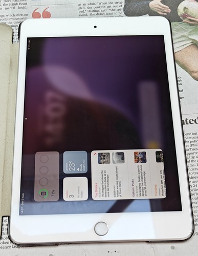 Apple iPad Mini (5th Generation) 64GB, Wi-Fi (Unlocked), 7.9in Screen. White