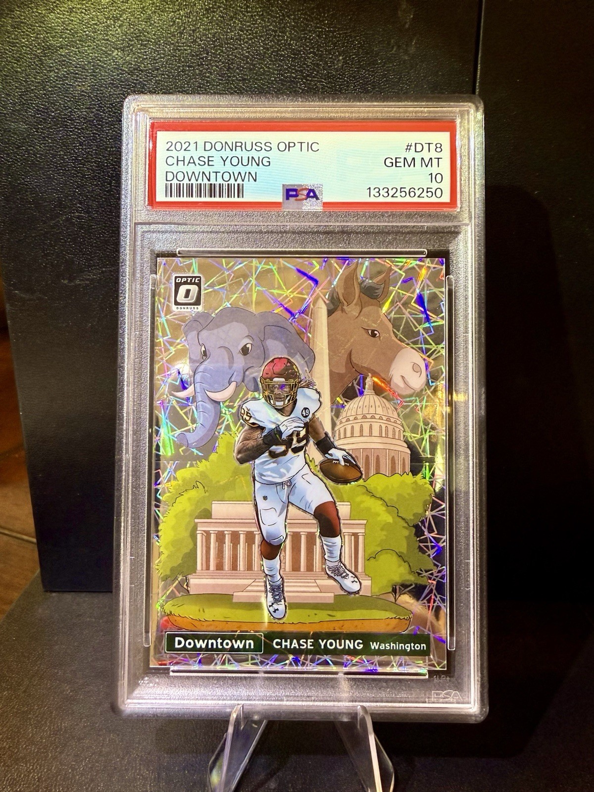 2021 Donruss Optic Downtown Chase Young PSA 10 GEM MINT