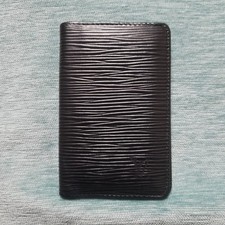Louis Vuitton Epi Business Card Holder Leather Black Used From Japan