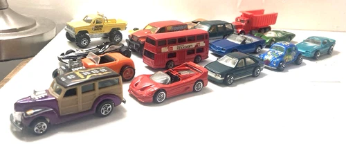 Vintage Hot Wheels And Matchbox Diecast Cars+Trucks (16) Original As Found+Used!
