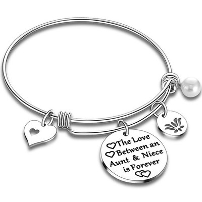 Tante Armband aus Nichte Neffe Armreif Armband Geschenke für Tante Nichten Schmuck