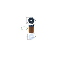 ÖLfilter Knecht OX 171/2D1 FüR CitroËN Opel Peugeot Toyota Vauxhall DS