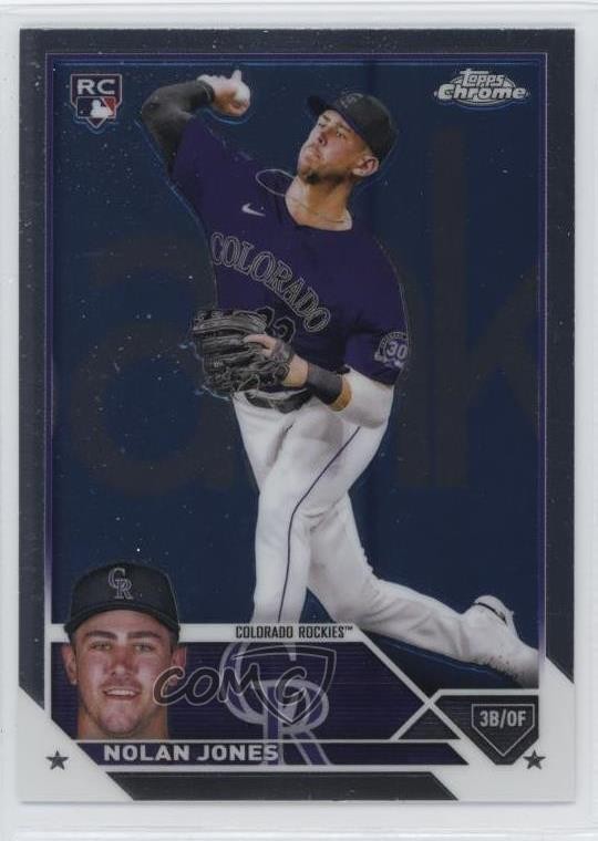 2023 Topps Chrome Nolan Jones #43 0a6