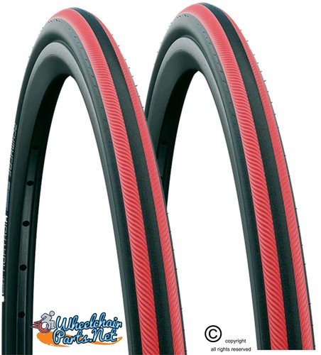 AIR PNEUMATIC 24" x 1" Schwalbe Right Run Wheelchair Tires - Picture 7 of 8