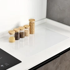 Clear Silicone Mat for Kitchen Counter, Large Silicone Countertop Protector, ...