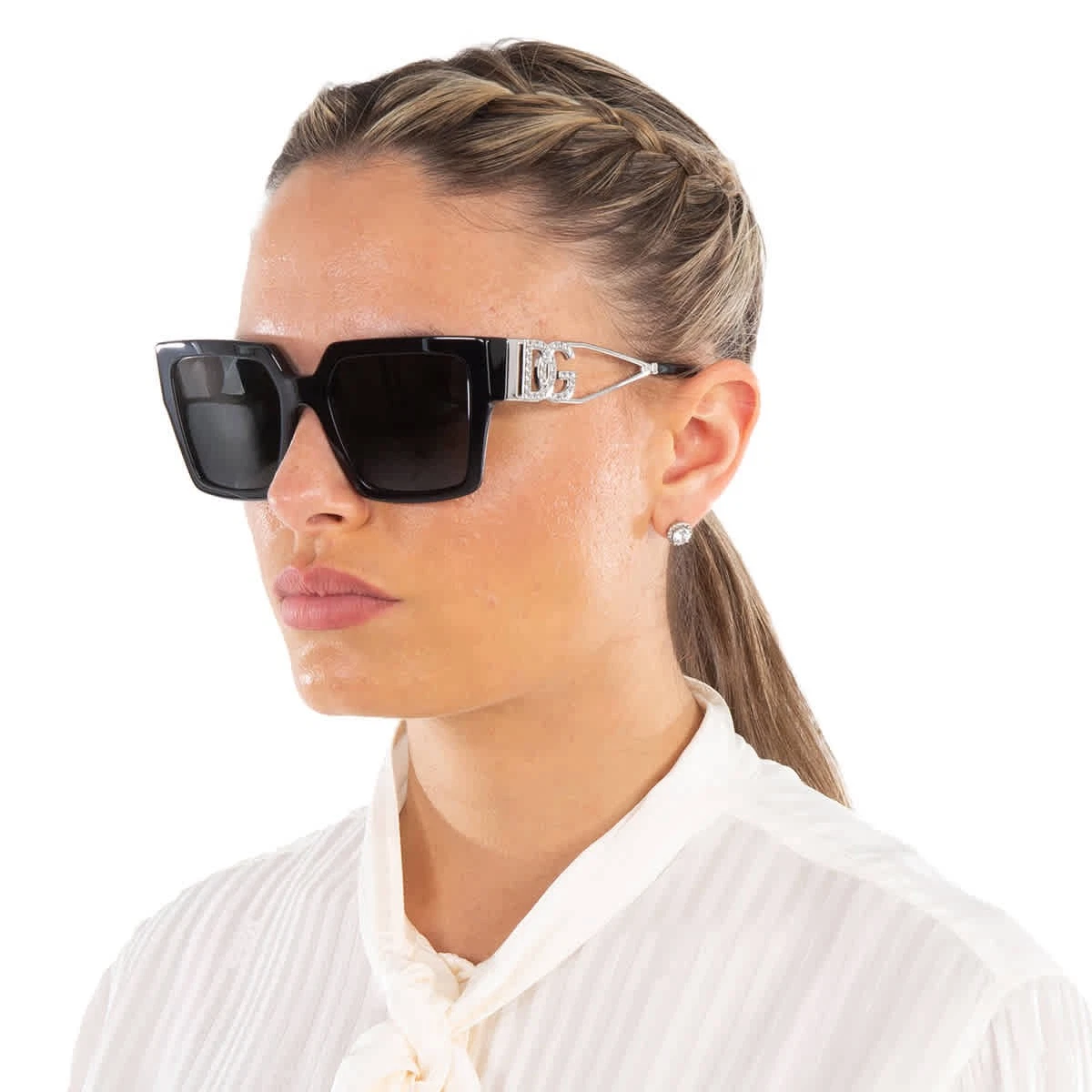 Dolce&Gabbana Mirrored Square Sunglasses for Women for sale  display picture 2