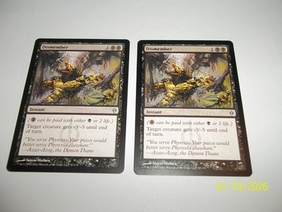 Dismember  New Phyrexia x2 NM/LP