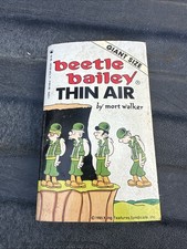 1985 Beetle Bailey Thin Air paperback book Mort Walker Giant Size