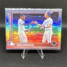 2025 Topps Series 2 - Bobby Witt Jr., Teoscar Hernandez #365 Topps Foil Pattern