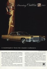 1969 Cadillac Masterpiece From Masterpiece Craftsmen Vintage Print Ad