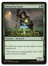LP Lifespring Druid #177 Battle for Zendikar BFZ Magic MTG
