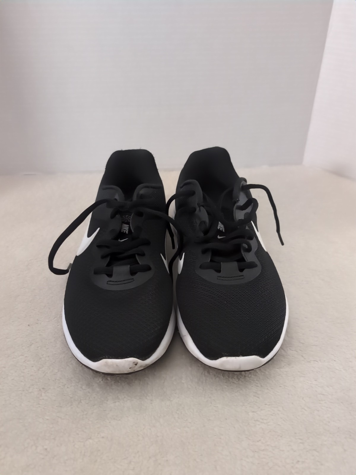 Size 7.5 - Nike Revolution 6 Next Nature Black White W