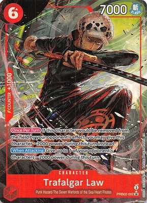 #ad #ad Trafalgar Law Alternate Art Foil PRB02 002 PRB 02 The Best Vol 2 One Piece $26.39
