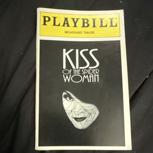 Kiss of the Spider Woman Broadway Playbill (Mar 1995) Brian Stokes Mitchell