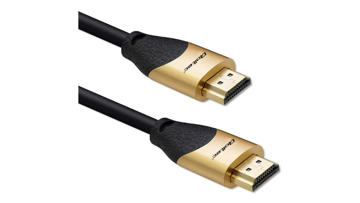 Кабель Qoltec HDMI v21 Ultra high speed 8K 60Hz 30AWG GOLD 1 м 2690₽